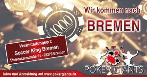 Veranstaltungsort - Live Poker Veranstaltung, Bremen